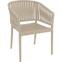 Стул Siesta Portofino Armchair Taupe