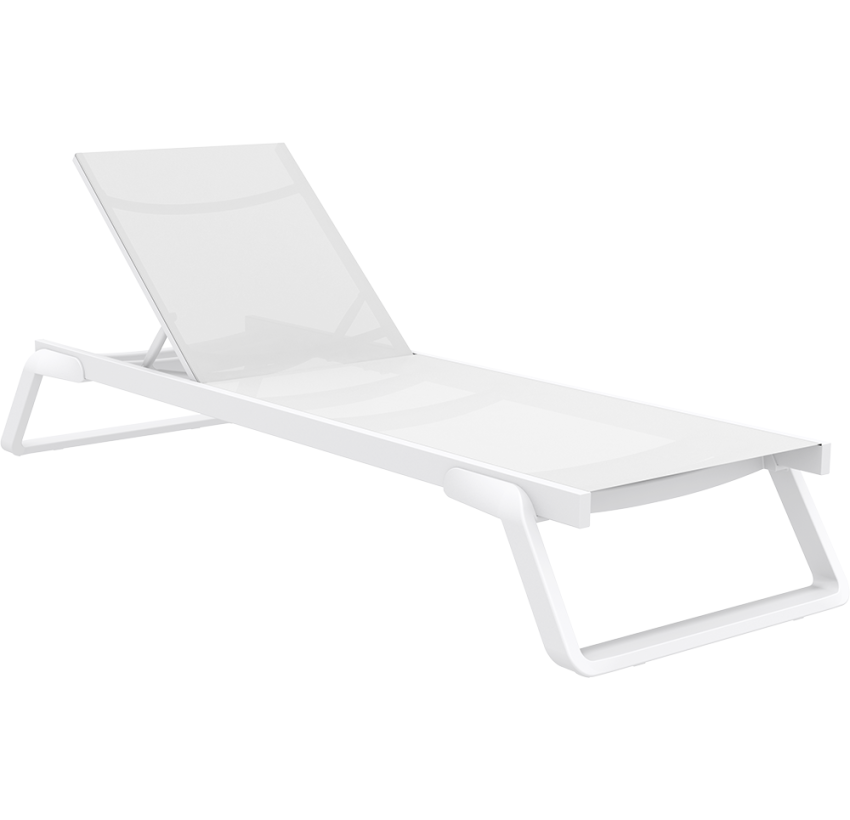 Шезлонг Siesta Tropic White White