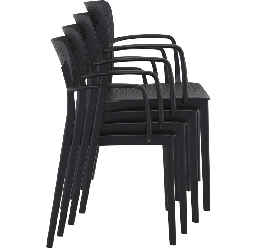 Комплект мебели для кафе Siesta Loft with Sky Black