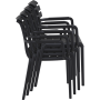 Комплект мебели для кафе Siesta Paris with Sky Black