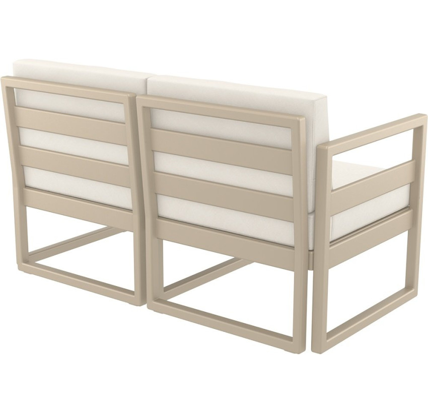 Комплект меблів для тераси Siesta Mykonos Lounge Set Taupe Бежевий