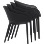 Комплект мебели для кафе Siesta Sky Pro with Sky 70 Black