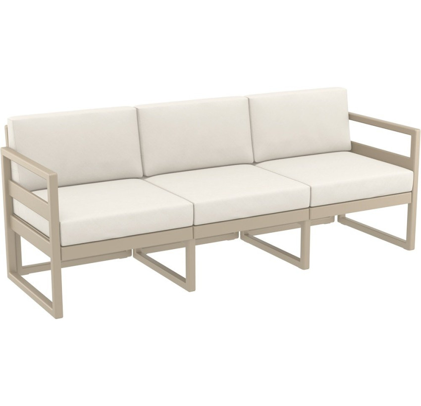 Комплект меблів для тераси Siesta Mykonos Lounge Set XL Taupe Бежевий