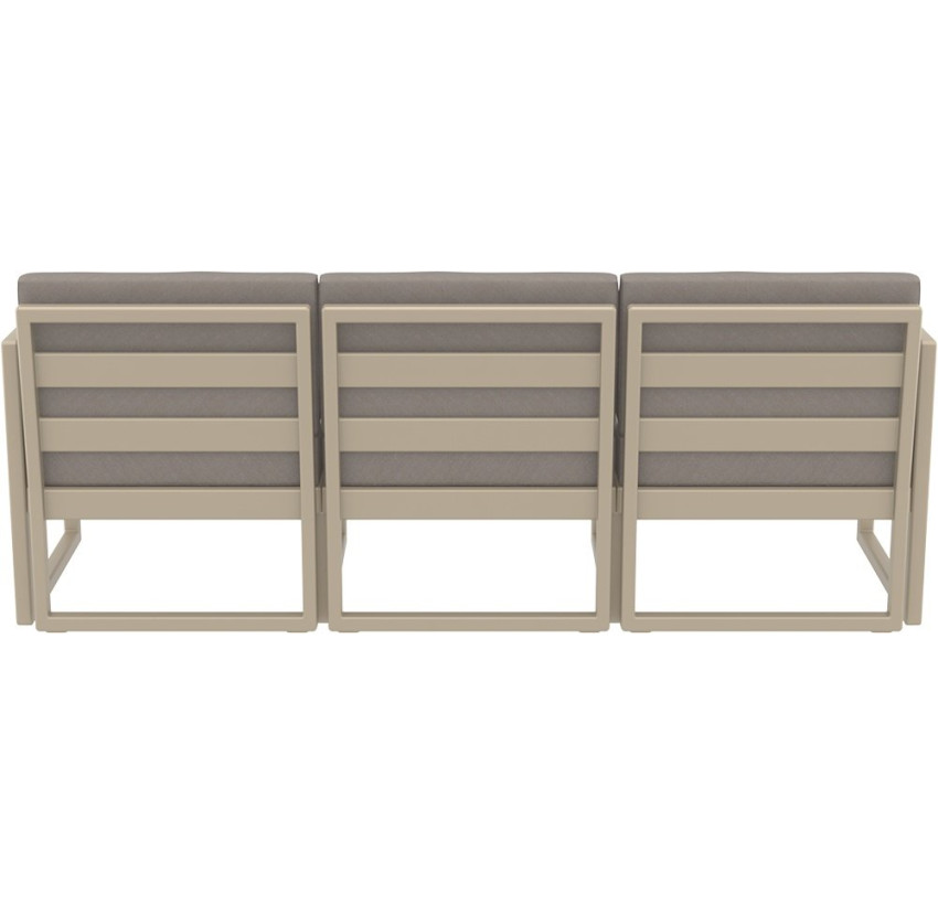 Комплект меблів для тераси Siesta Mykonos Lounge Set XL Taupe Бежевий