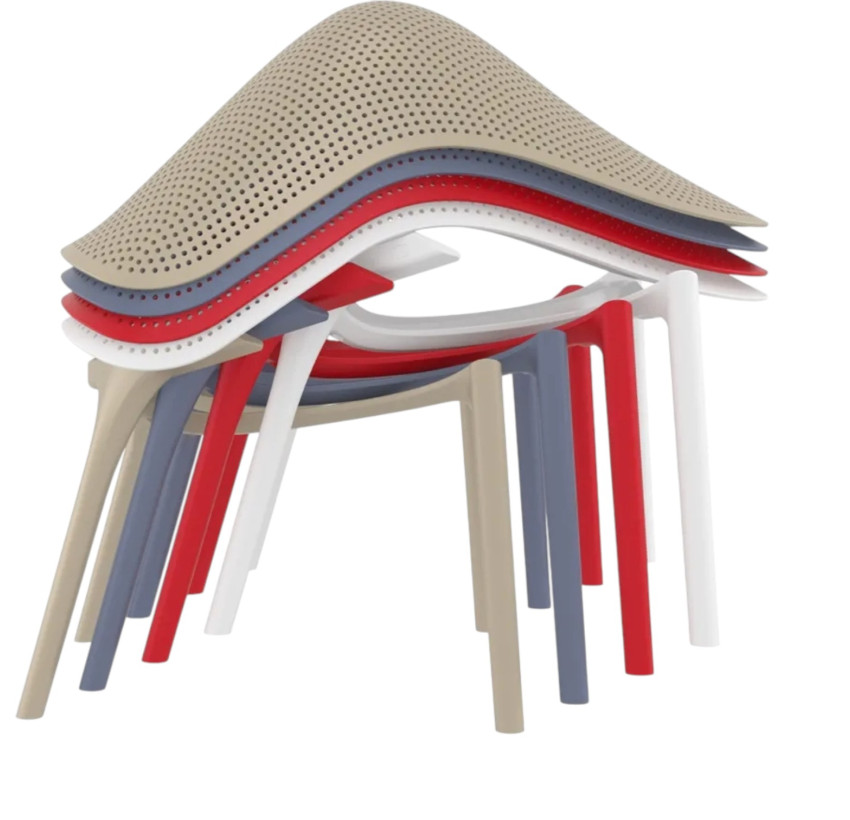 Комплект 2 стула Siesta Sky Lounge + Стол Siesta Ocean Side Table - Taupe