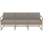 Комплект меблів для тераси Siesta Mykonos Lounge Set XL Taupe Бежевий