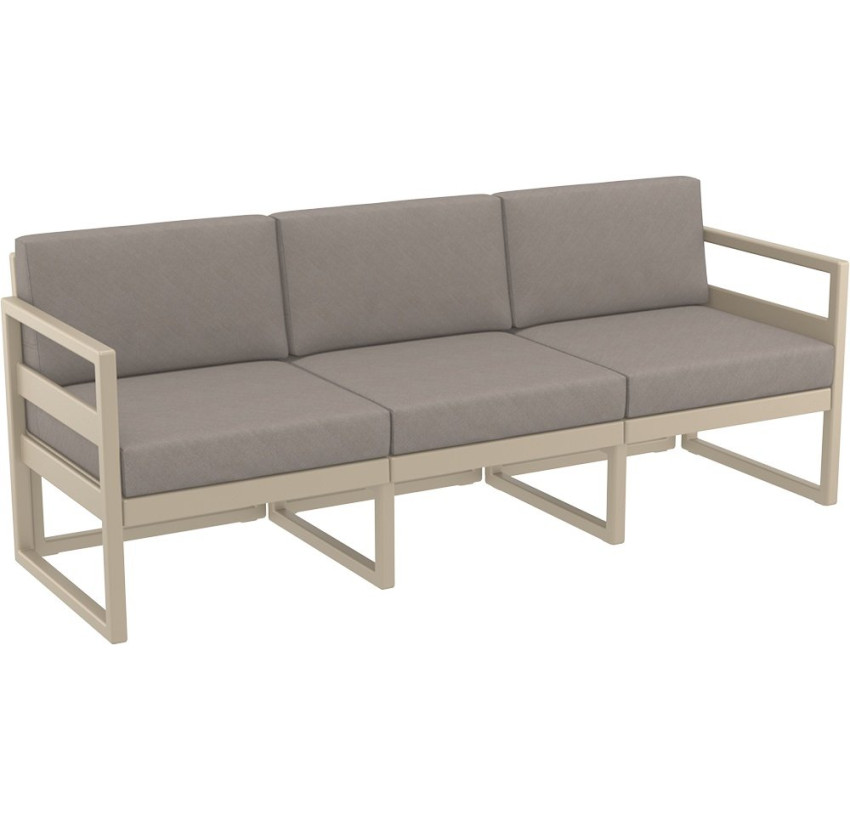 Комплект меблів для тераси Siesta Mykonos Lounge Set XL Taupe Бежевий