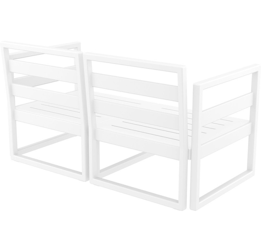Комплект меблів для тераси Siesta Mykonos Lounge Set White Білий