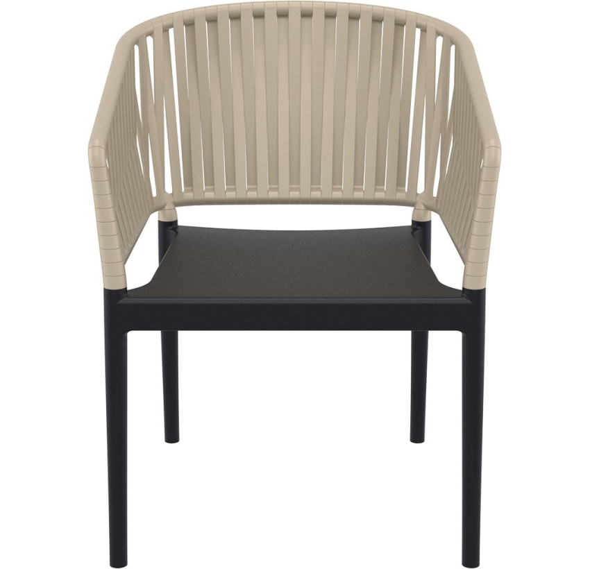 Стілець Siesta Portofino Armchair Black Taupe