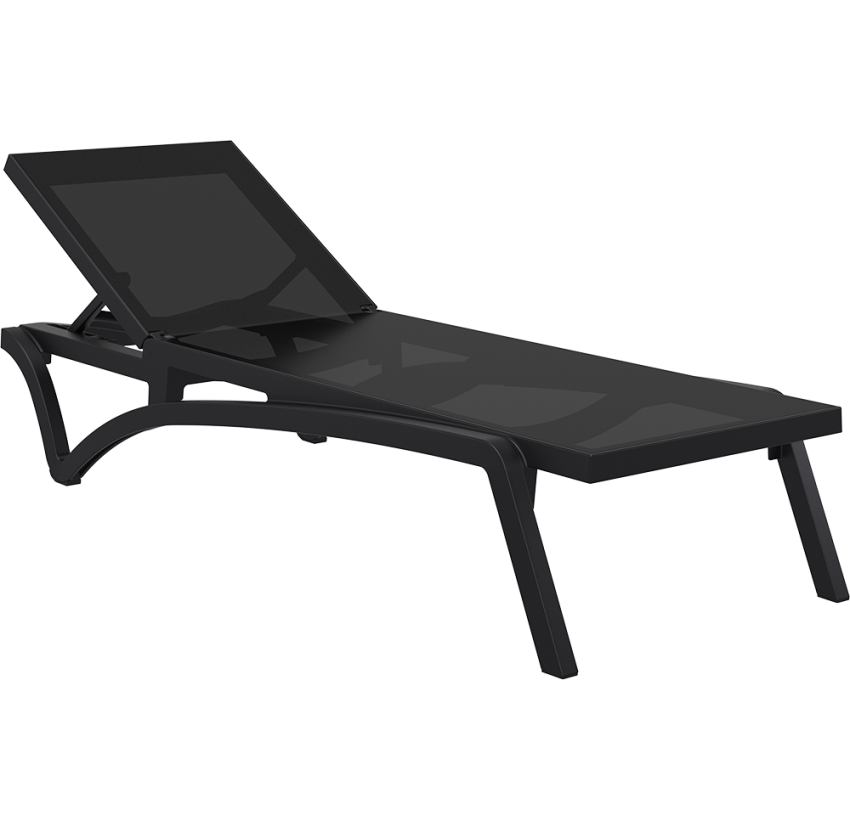 Шезлонг Siesta Pacific Black Black