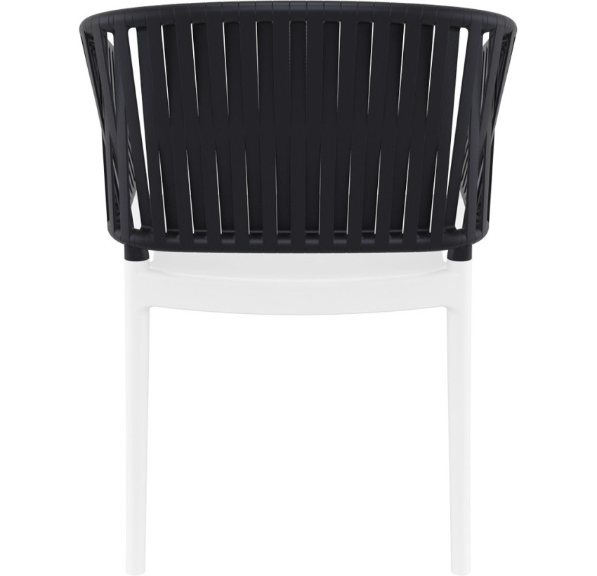 Стул Siesta Portofino Armchair White Black