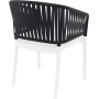 Стул Siesta Portofino Armchair White Black