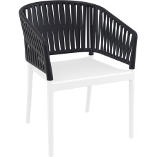 Стілець Siesta Portofino Armchair White Black
