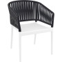 Стул Siesta Portofino Armchair White Black