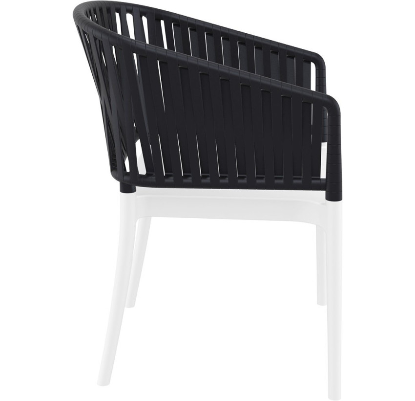 Стул Siesta Portofino Armchair White Black