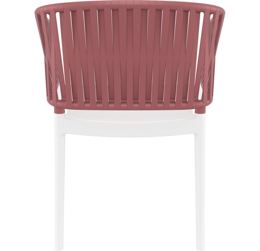 Стілець Siesta Portofino Armchair White Marsala