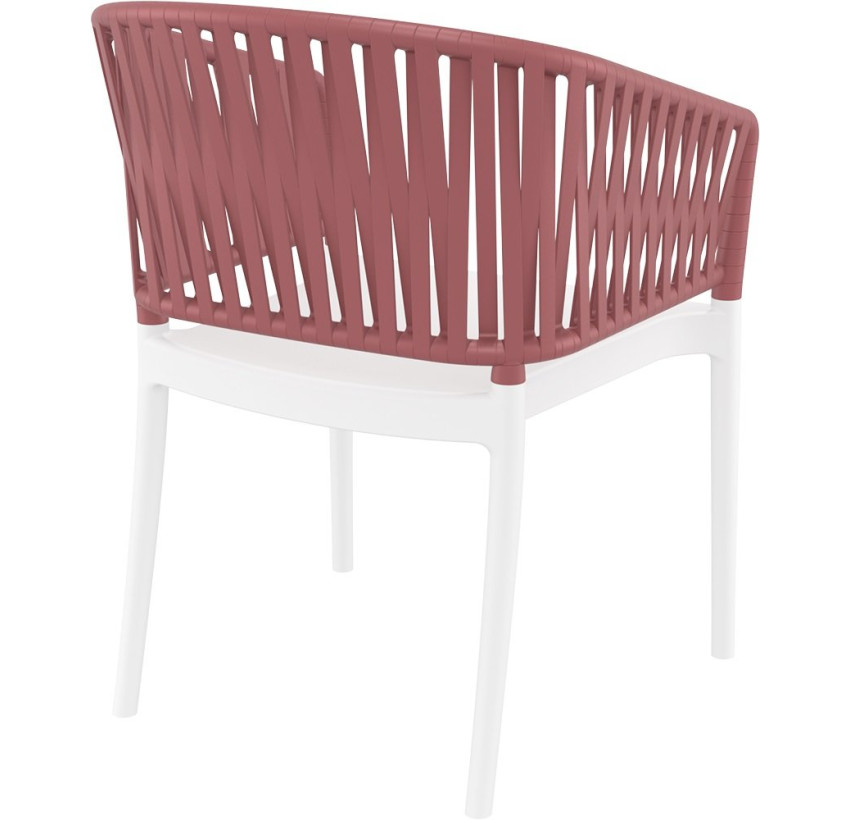 Стул Siesta Portofino Armchair White Marsala