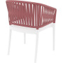 Стул Siesta Portofino Armchair White Marsala