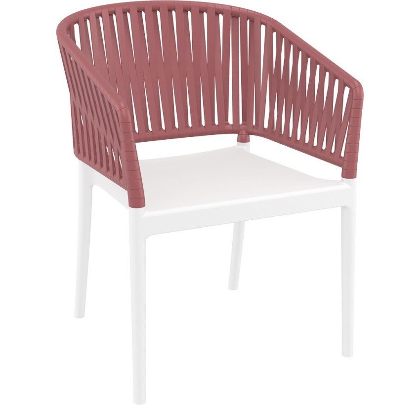 Стул Siesta Portofino Armchair White Marsala