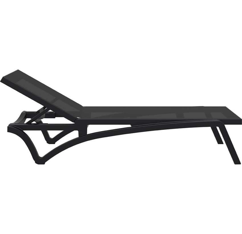 Шезлонг Siesta Pacific Black Black