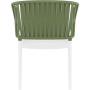 Стілець Siesta Portofino Armchair White Olive Green