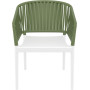 Стул Siesta Portofino Armchair White Olive Green