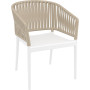 Стілець Siesta Portofino Armchair White Taupe