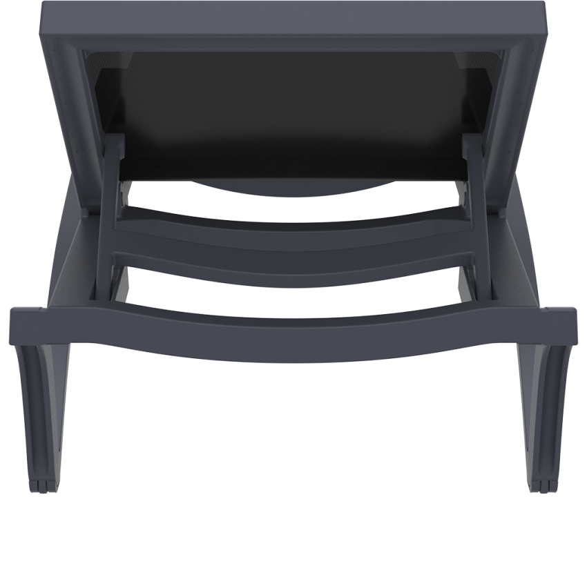 Шезлонг Siesta Pacific Dark Grey Black