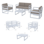 Комплект мебели для террасы Siesta Mykonos Lounge Set Gray Серый