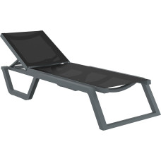 Шезлонг Siesta Rio Dark Grey Black