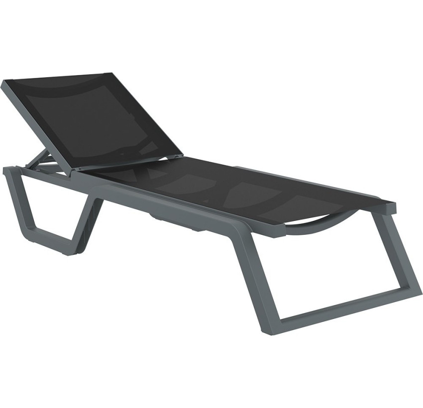 Шезлонг Siesta Rio Dark Grey Black