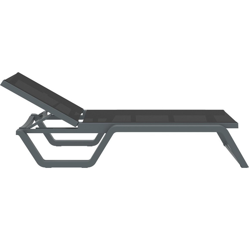 Шезлонг Siesta Rio Dark Grey Black