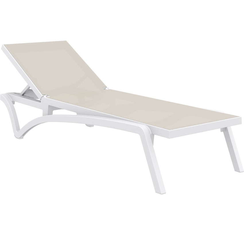 Шезлонг Siesta Pacific White Taupe