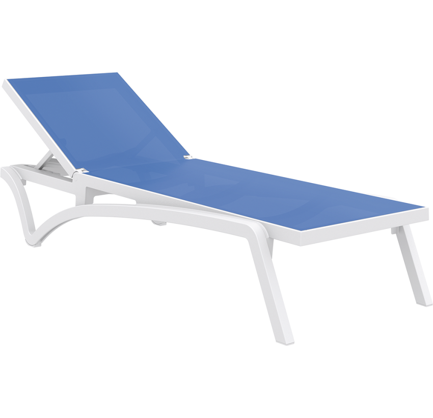 Шезлонг Siesta Pacific White Blue