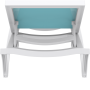 Шезлонг Siesta Pacific White Turqouise