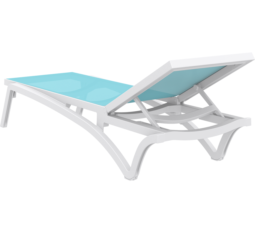 Шезлонг Siesta Pacific White Turqouise