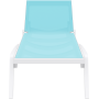 Шезлонг Siesta Pacific White Turqouise