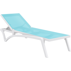 Шезлонг Siesta Pacific White Turqouise