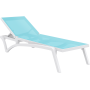 Шезлонг Siesta Pacific White Turqouise