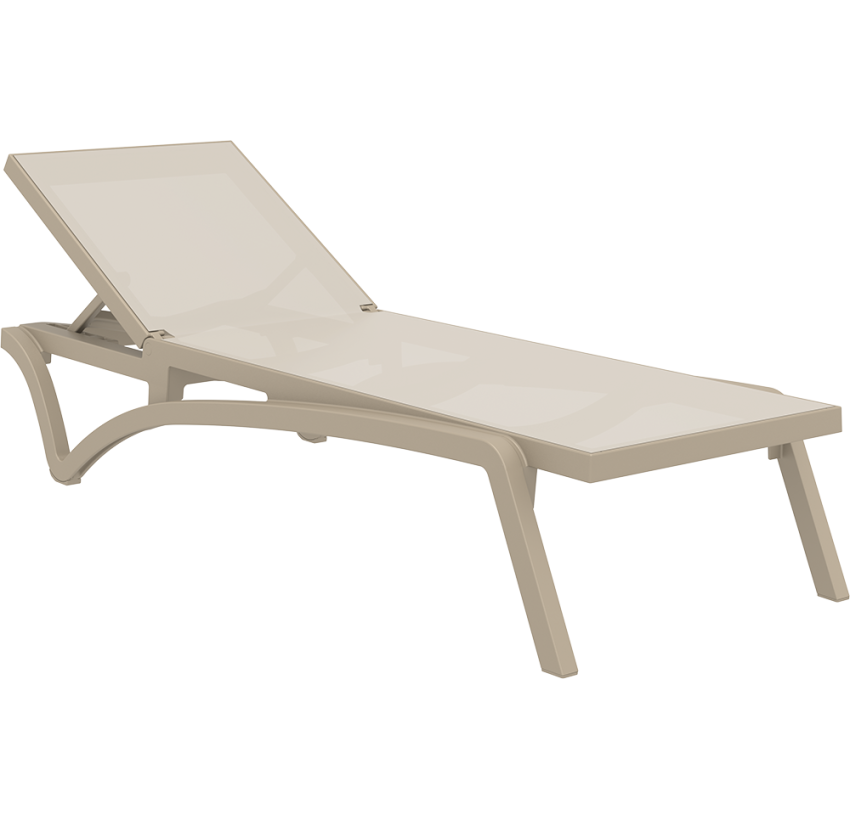 Комплект 2 шезлонга Siesta Pacific + Стол Siesta Ocean Side Table - Taupe