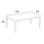Стіл кавовий Siesta Sky Lounge Table Red