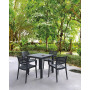 Стол Siesta Ares 80 Dark Grey