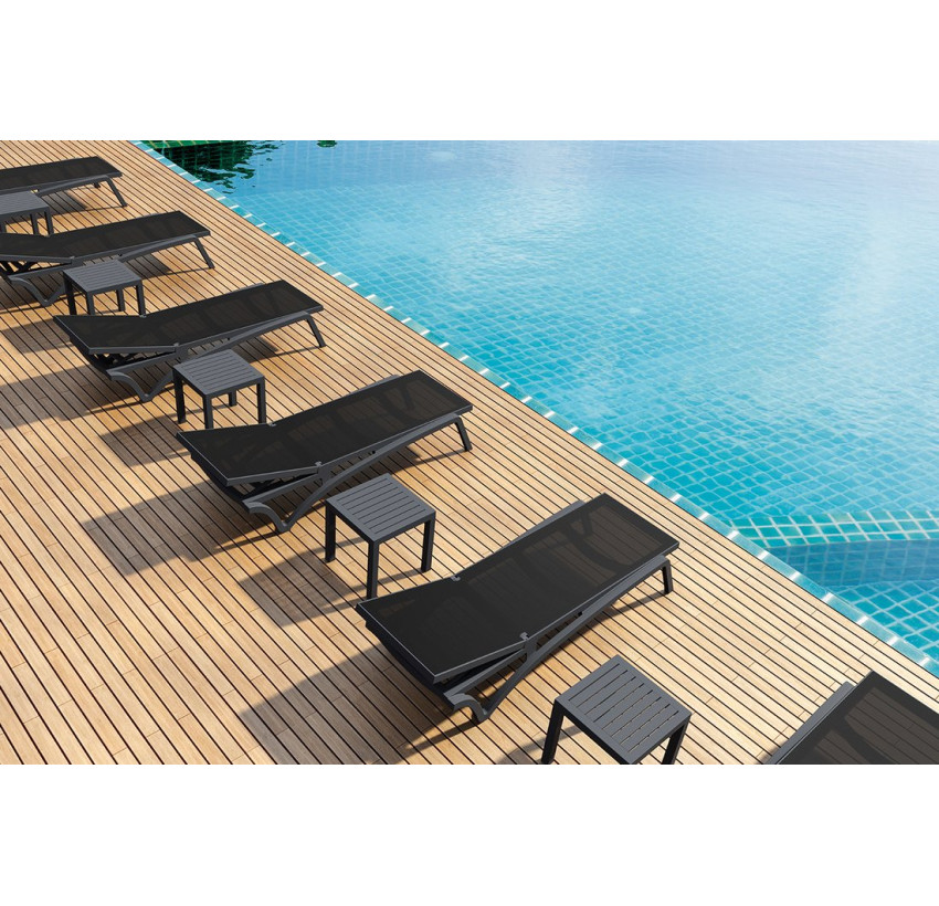 Стол для шезлонга Siesta Ocean Side Table Black