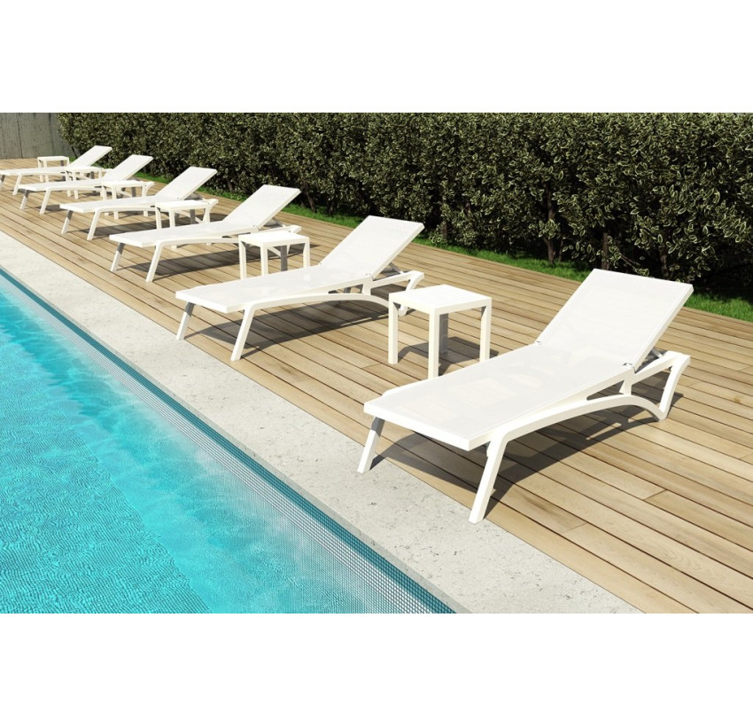 Шезлонг Siesta Pacific White White