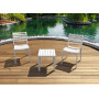 Стол для шезлонга Siesta Ocean Side Table White