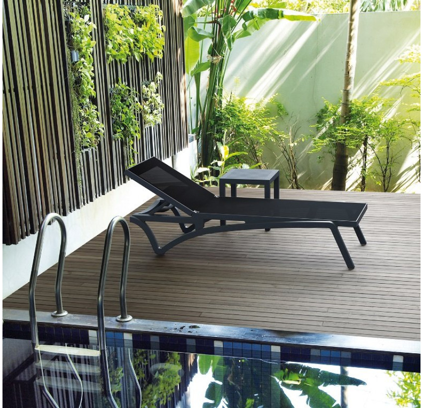 Стол для шезлонга Siesta Ocean Side Table Black
