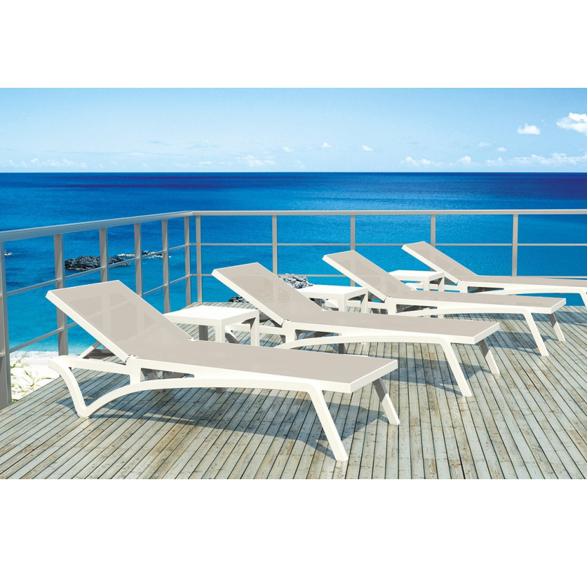 Шезлонг Siesta Pacific White Taupe