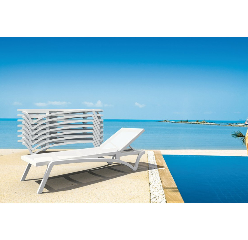 Шезлонг Siesta Pacific White White