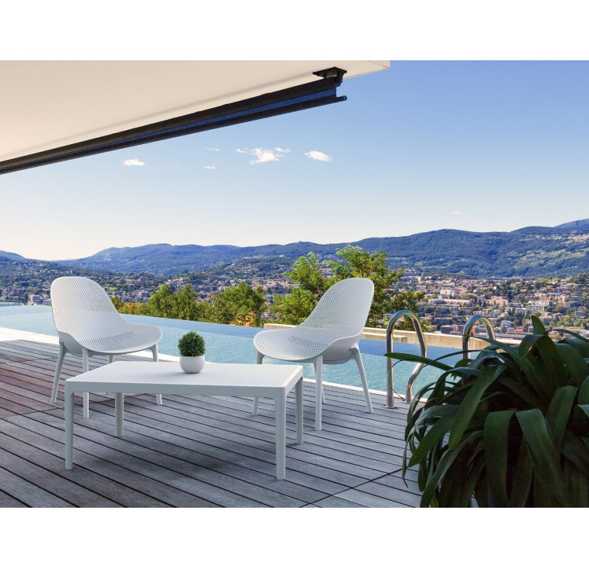Стул Siesta Sky Lounge White