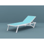 Шезлонг Siesta Pacific White Turqouise